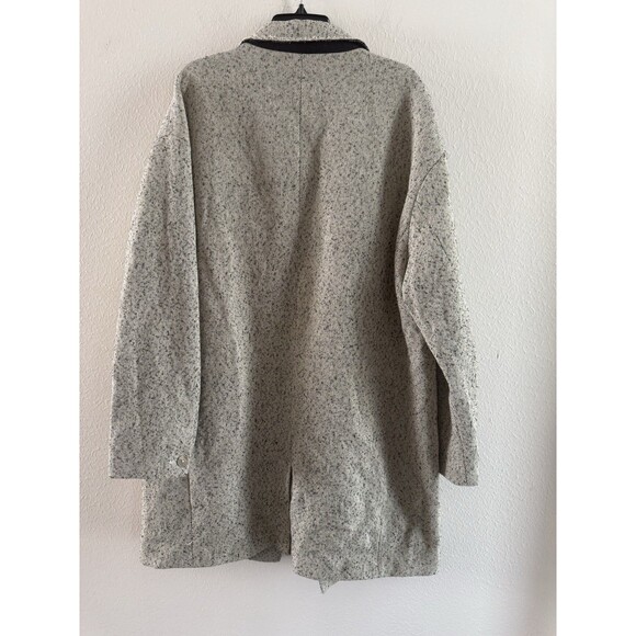 CALVIN KLEIN JEANS Men's Crombie Oversized Coat Size large cedar bark NWT 248$ - Picture 16 of 16